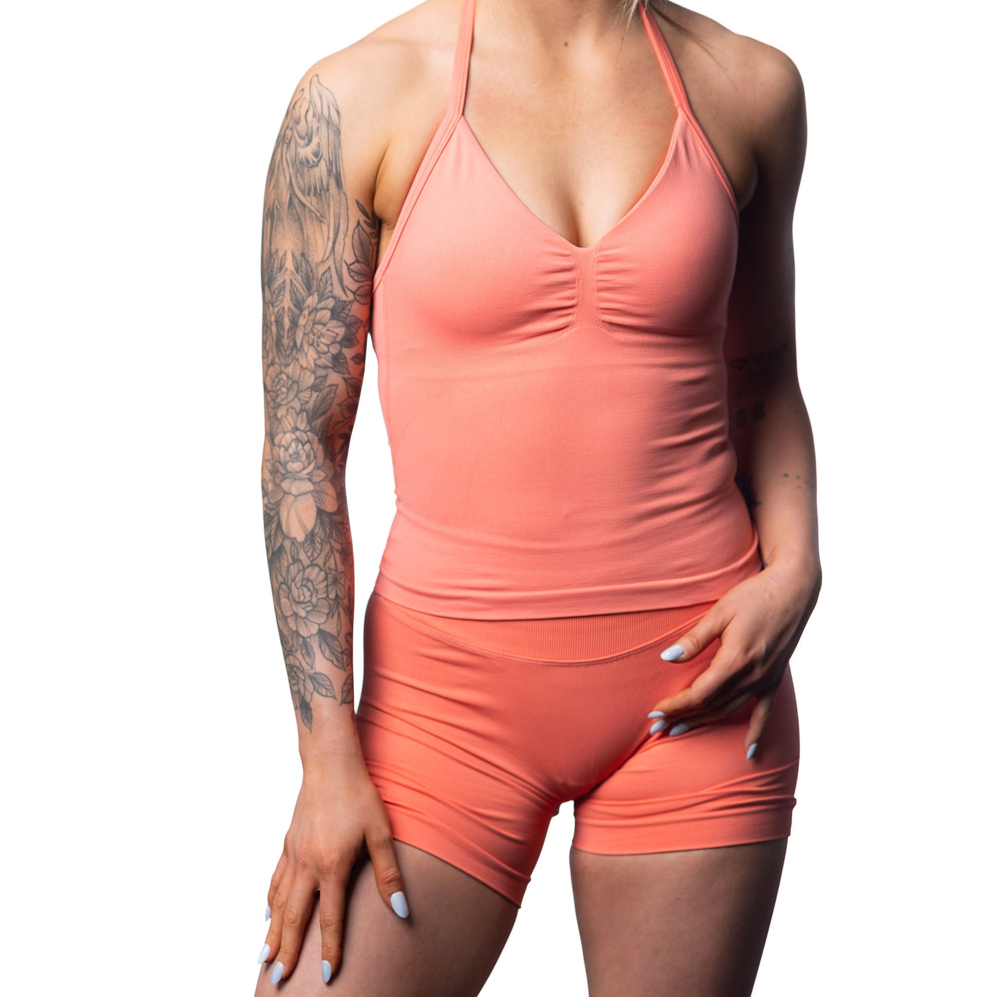 CORAL HALTER TOP
