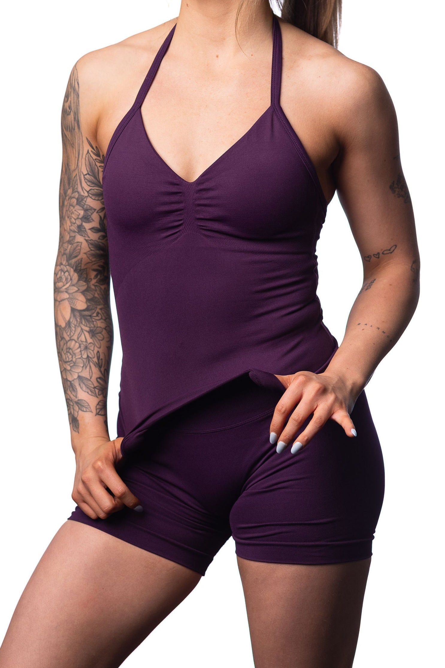 GRAPE HALTER TOP